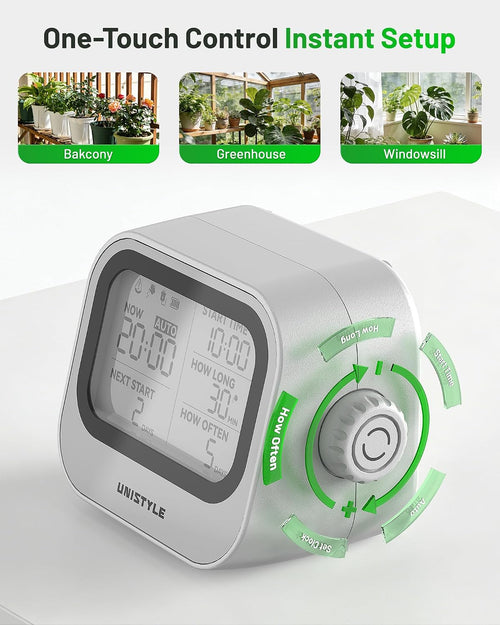 [All-New 2027] Automatic Plant Waterer for Indoor,  Plant Watering Devices for Potted Plants, Drip Irrigation System with Programmable