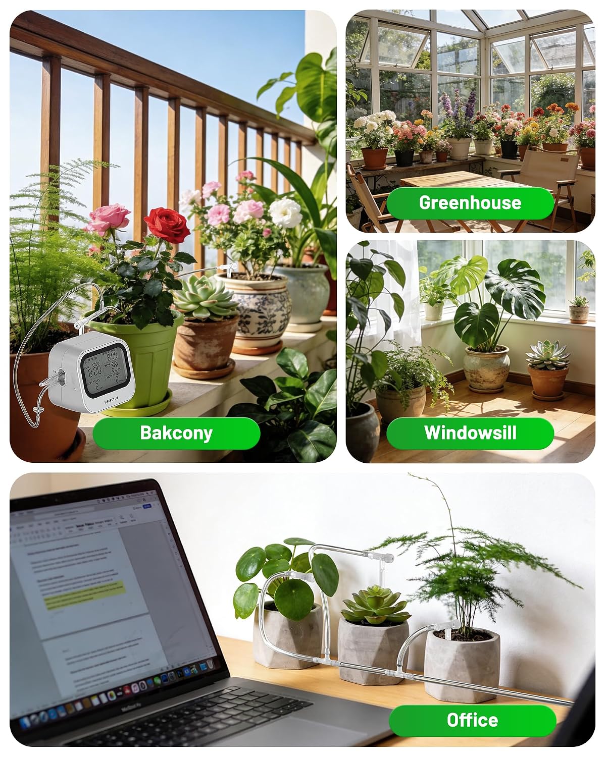 [All-New 2027] Automatic Plant Waterer for Indoor,  Plant Watering Devices for Potted Plants, Drip Irrigation System with Programmable