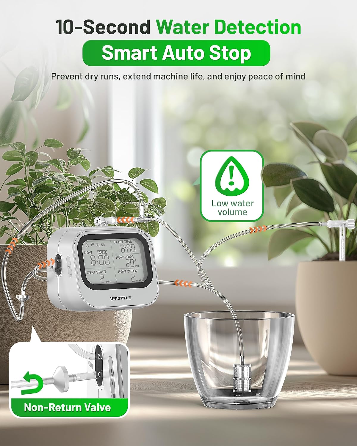 [All-New 2027] Automatic Plant Waterer for Indoor,  Plant Watering Devices for Potted Plants, Drip Irrigation System with Programmable