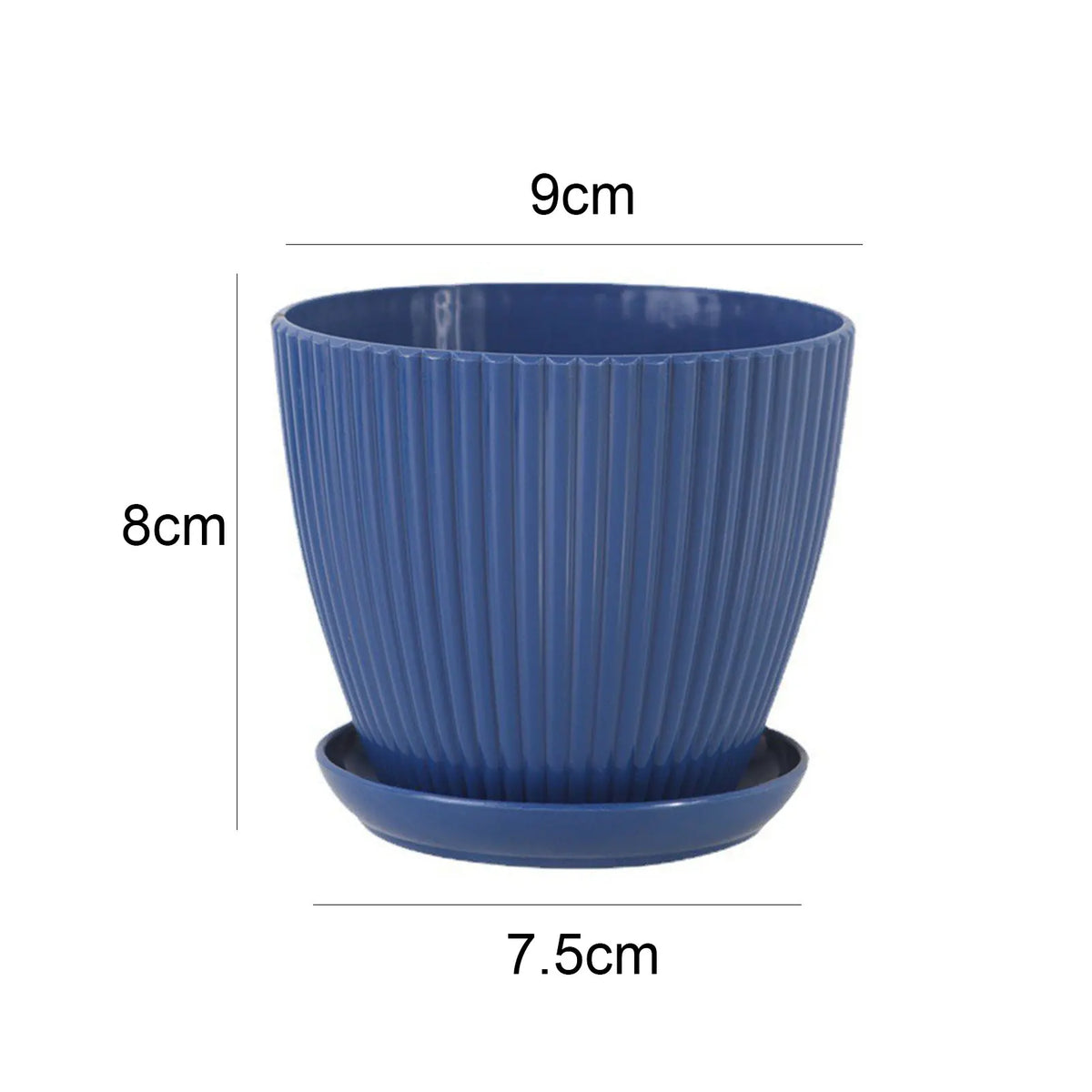 Minimalist Succulent Planter with Drainage Tray