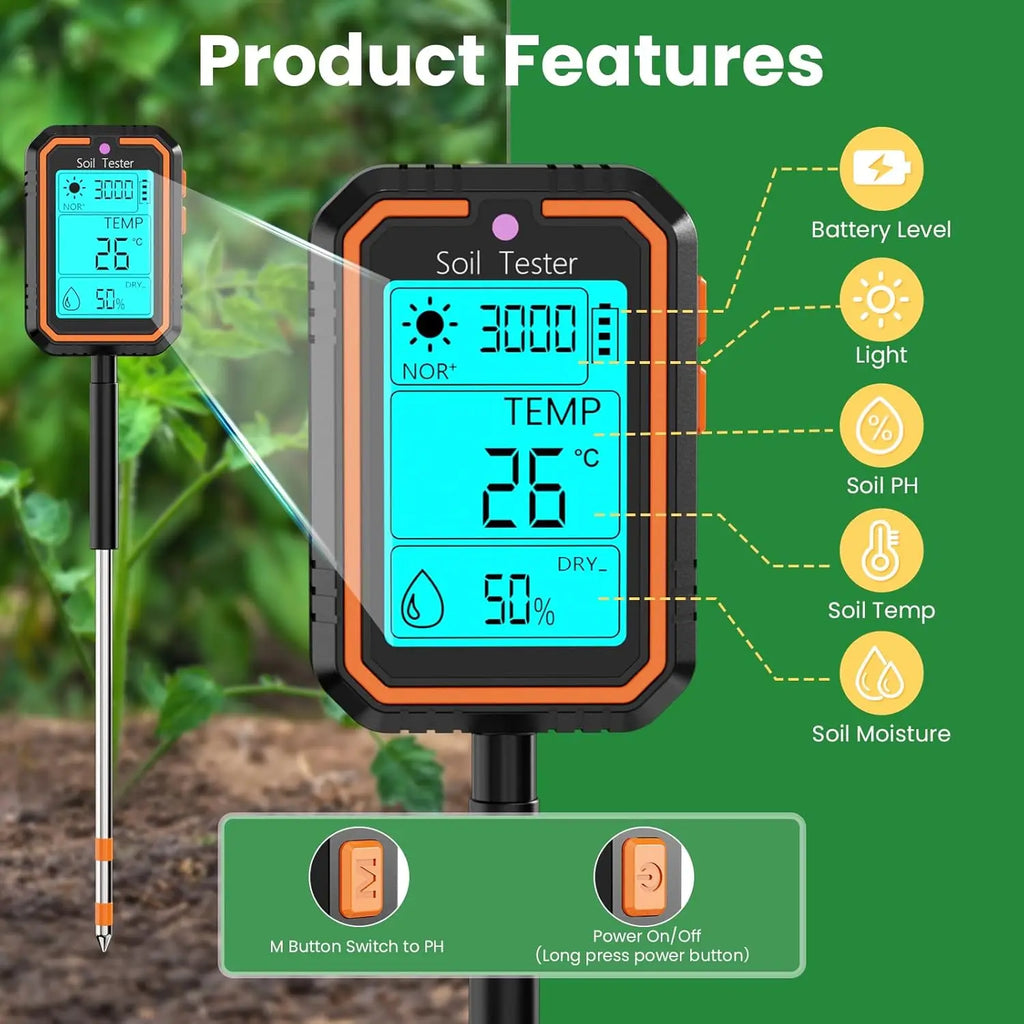 4-in-1 Digital Soil Care Meter