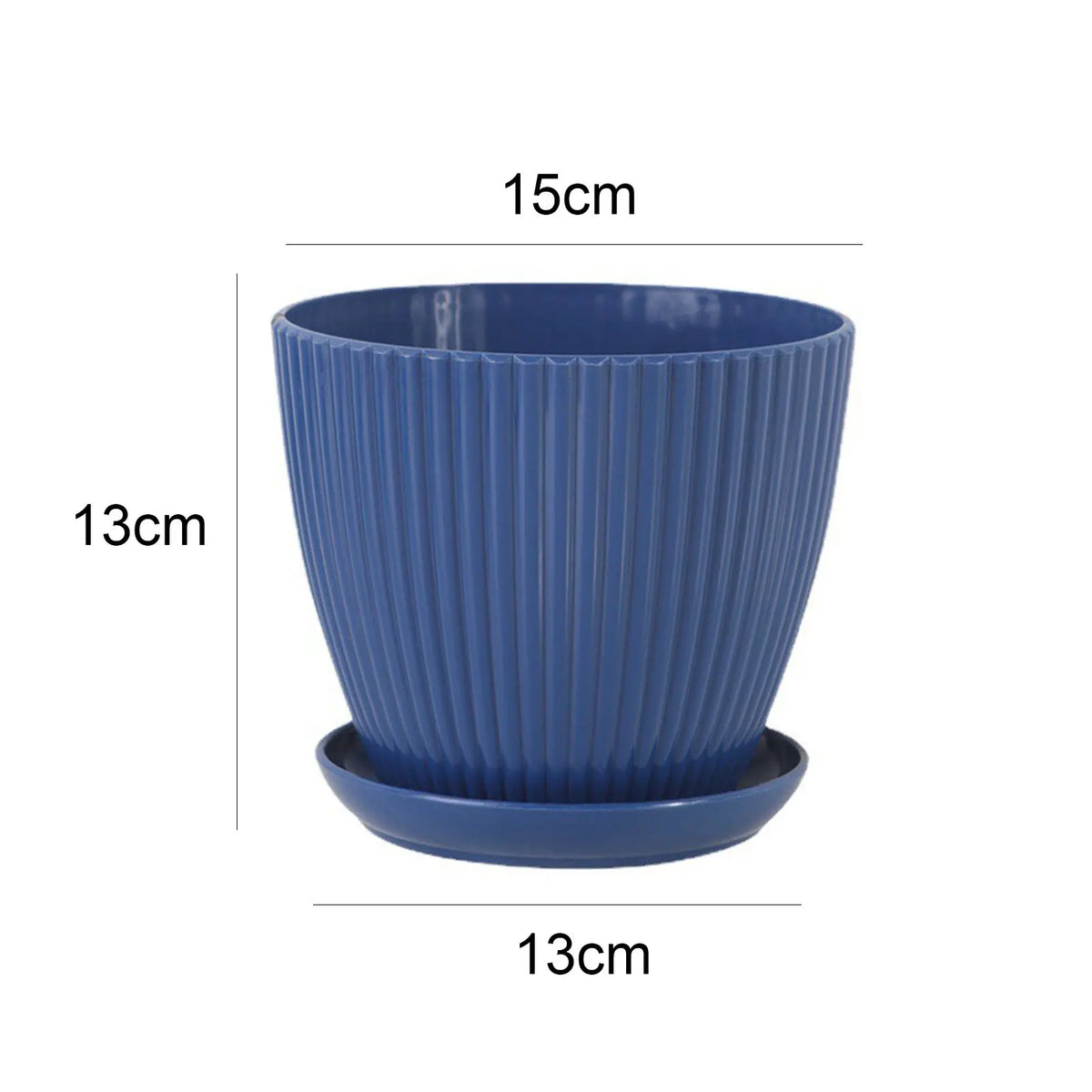 Minimalist Succulent Planter with Drainage Tray