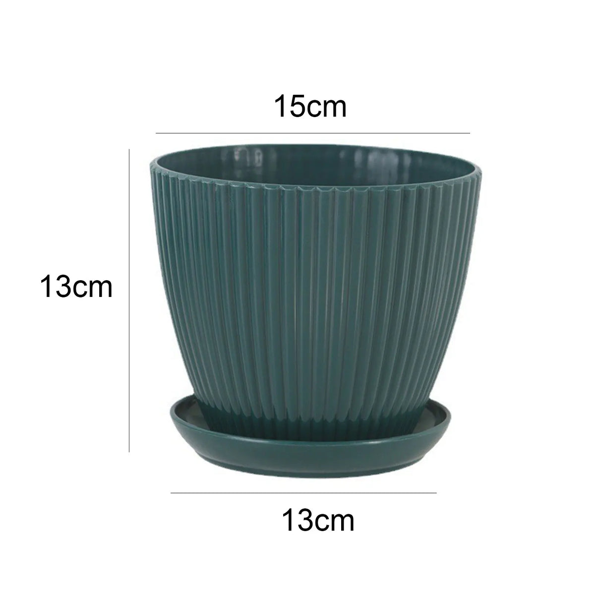 Minimalist Succulent Planter with Drainage Tray
