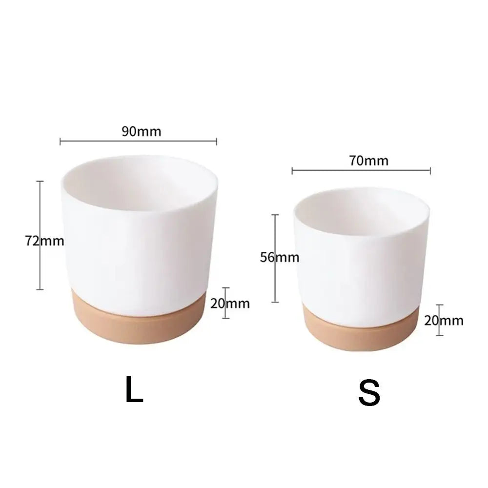 Minimalist Self-Watering Succulent Planter