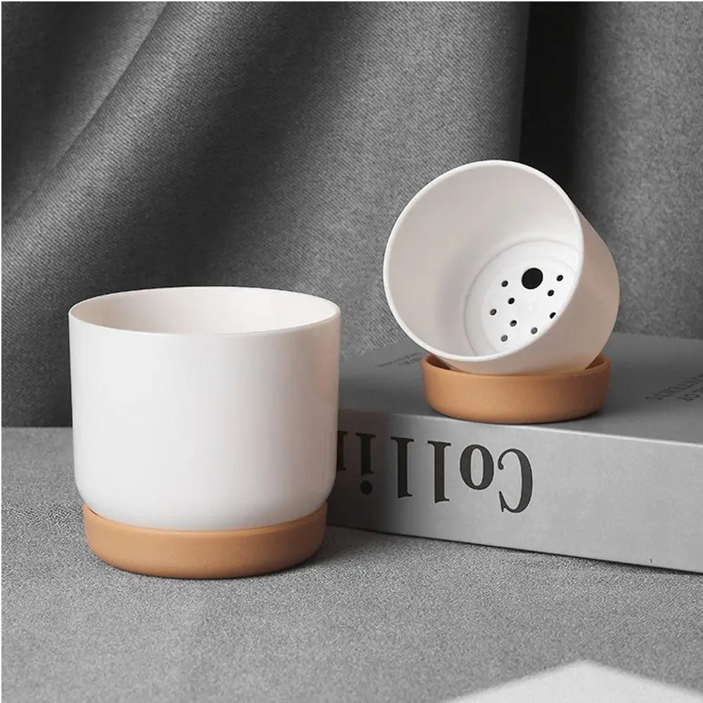 Minimalist Self-Watering Succulent Planter