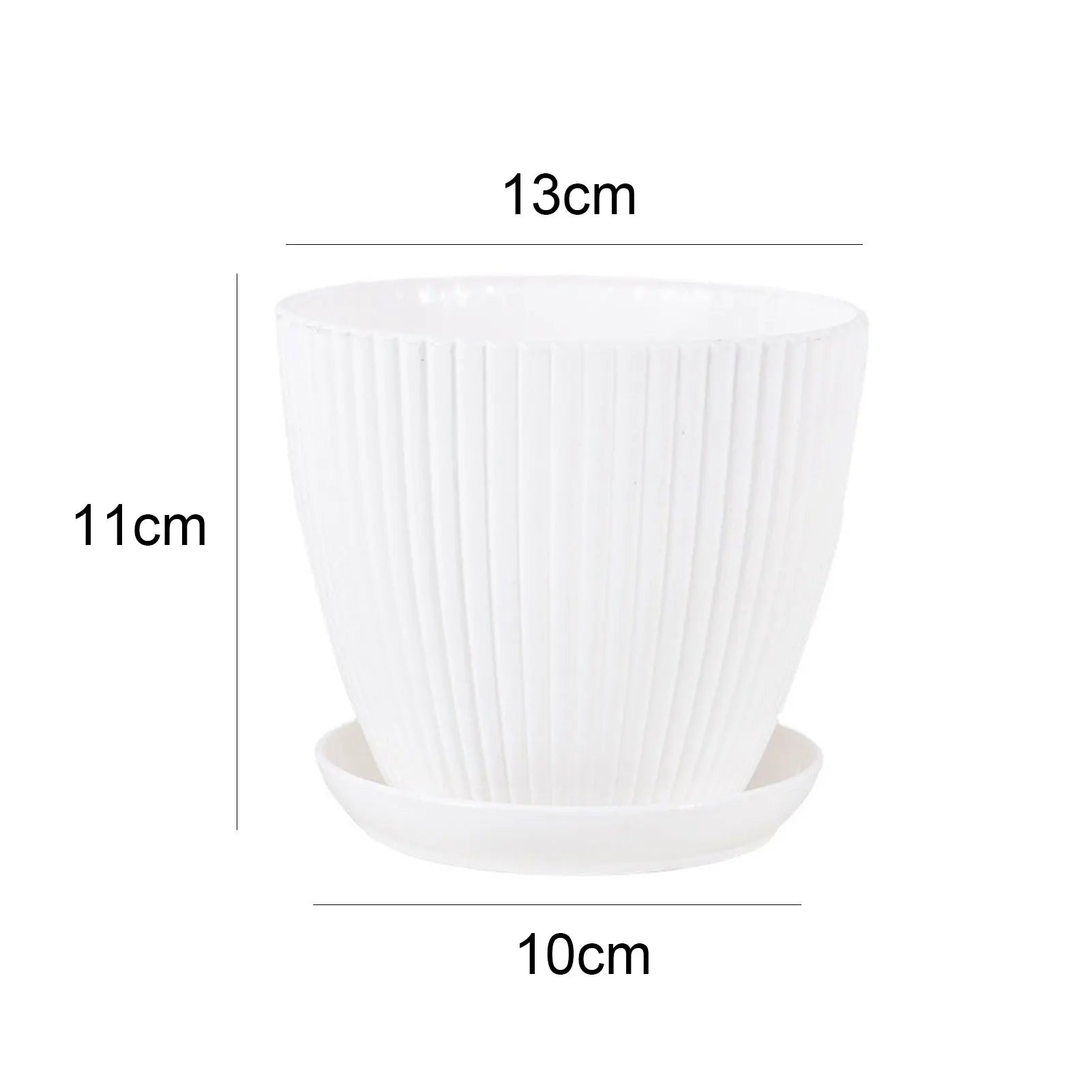 Minimalist Succulent Planter with Drainage Tray