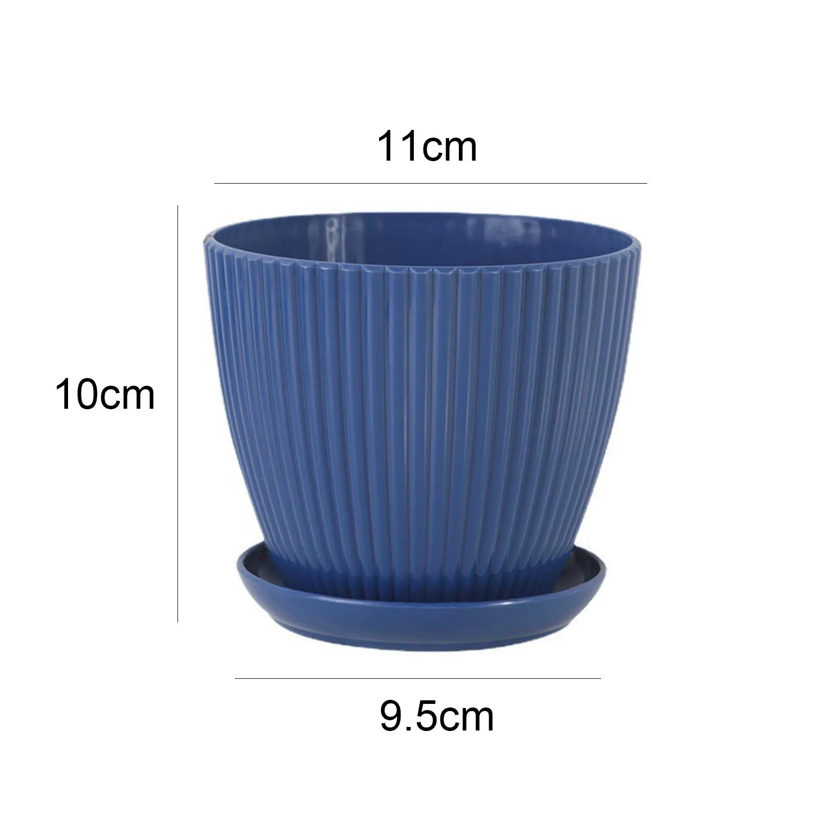 Minimalist Succulent Planter with Drainage Tray